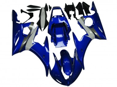 Carenado Moto Yamaha YZF R6 2003-2004 - Azul Blanco Fabricantes