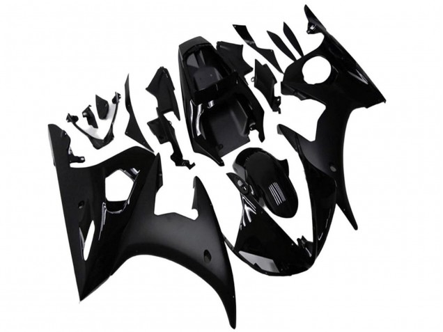 Carenados Moto Yamaha YZF R6 2003-2004 - Negro Brillante Negro Mate Fabricantes