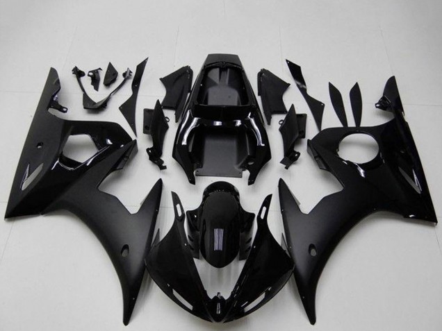 Carenados Moto Yamaha YZF R6 2003-2004 - Negro Brillante Negro Mate Fabricantes