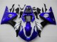 Carenados Moto Yamaha YZF R6 2003-2004 - Azul Blanco Negro Brillante Fabricantes