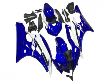 Carenados Moto Yamaha YZF R6 2006-2007 - Azul Blanco Negro Fabricantes