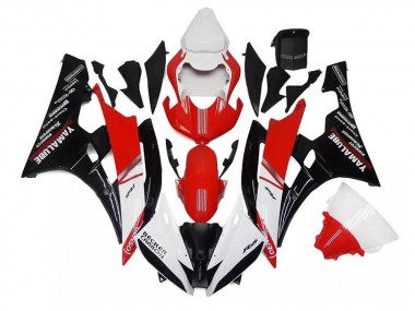 Carenados Moto Yamaha YZF R6 2006-2007 - Blanco Rojo Negro Fabricantes