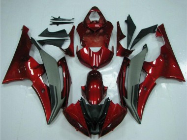 Carenados Moto Yamaha YZF R6 2008-2016 - Rojo Gris Fabricantes