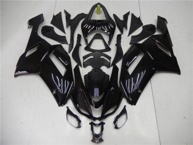 Carenado Moto ABS Kawasaki ZX6R 2007-2008 - Negro Brillante Fabricantes
