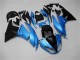 Carenados Moto Kawasaki ZX6R 2009-2012 - Azul Claro Negro Brillante Fabricantes
