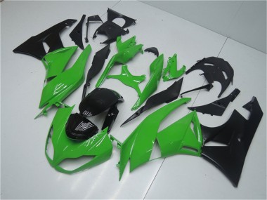 Kits Carenado Moto Kawasaki ZX6R 2009-2012 - Verde Negro Brillante Fabricantes
