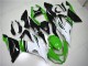 Carenados Moto Kawasaki ZX6R 2013-2018 - Verde Blanco Negro Brillante Fabricantes