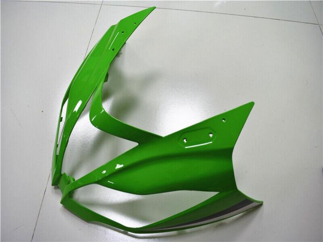 Carenados Moto Kawasaki ZX6R 2013-2018 - Verde Blanco Negro Brillante Fabricantes