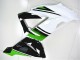 Carenados Moto Kawasaki ZX6R 2013-2018 - Verde Blanco Negro Brillante Fabricantes