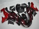 Carenado Moto Kawasaki ZX10R 2006-2007 - Negro Brillante Rojo Llama Fabricantes