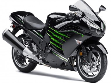 Carenados Moto Kawasaki ZX14R ZZR1400 2012-2024 - Negro Brillante Negro Mate Verde Fabricantes