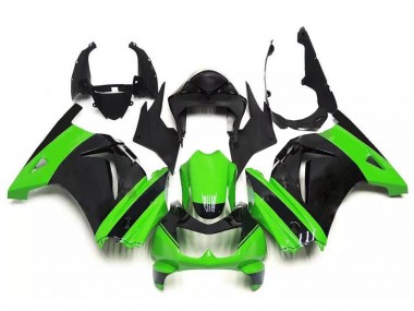 Carenado Moto Kawasaki EX250 2008-2012 - Verde Negro Fabricantes