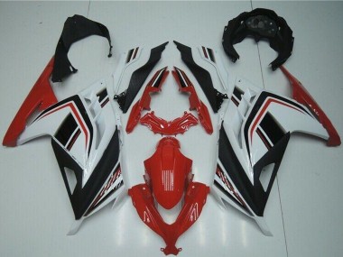 Carenados Moto Kawasaki Ninja 300 EX300R 2013-2024 - Blanco Rojo Negro Fabricantes