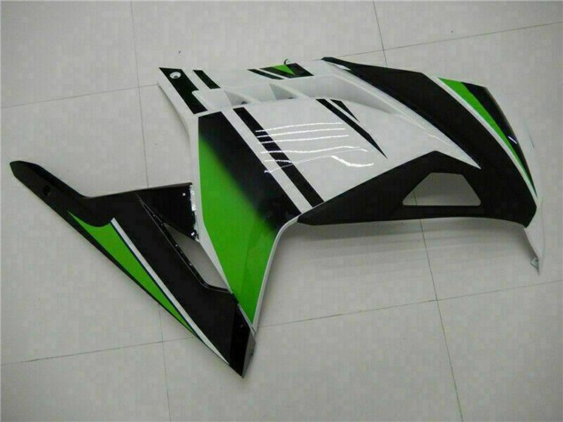 Carenados Moto Kawasaki Ninja 300 EX300R 2013-2024 - Blanco Verde Negro Fabricantes