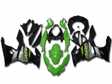 Carenados Moto Kawasaki EX400 2018-2024 - Verde Negro Gris Fabricantes