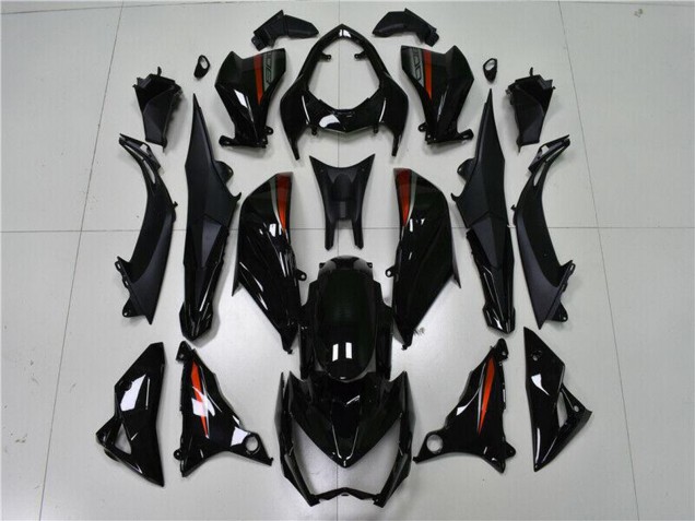 Carenados Moto Kawasaki Z800 2013-2018 - Negro Brillante Rojo Plata Fabricantes