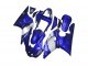 Carenado Moto Yamaha YZF R1 2000-2001 - Azul Blanco Fabricantes