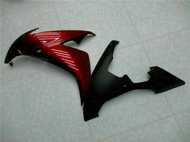 Carenados Moto Yamaha YZF R1 2004-2006 - Rojo Granate Negro Mate Fabricantes