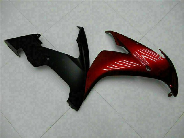 Carenados Moto Yamaha YZF R1 2004-2006 - Rojo Granate Negro Mate Fabricantes