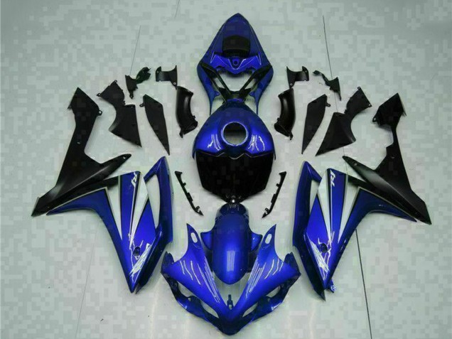 Carenado Moto Yamaha YZF R1 2007-2008 - Azul Blanco Negro Fabricantes