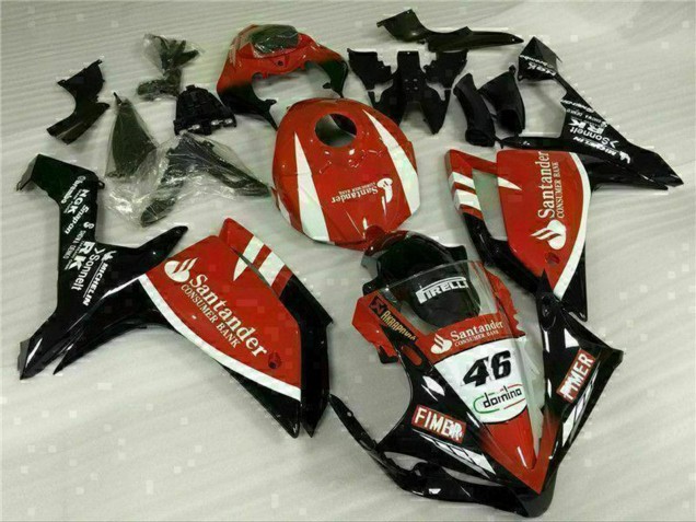 Carenados Moto Yamaha YZF R1 2007-2008 - Rojo Blanco Negro Fimer Santander 46 Fabricantes