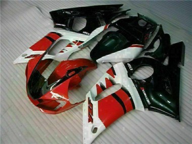 Carenado Moto Yamaha YZF R6 1998-2002 - Blanco Rojo Negro Brillante Fabricantes