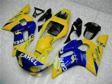 Carenados Moto Yamaha YZF R6 1998-2002 - Amarillo Azul Blanco Camello Motul Fabricantes