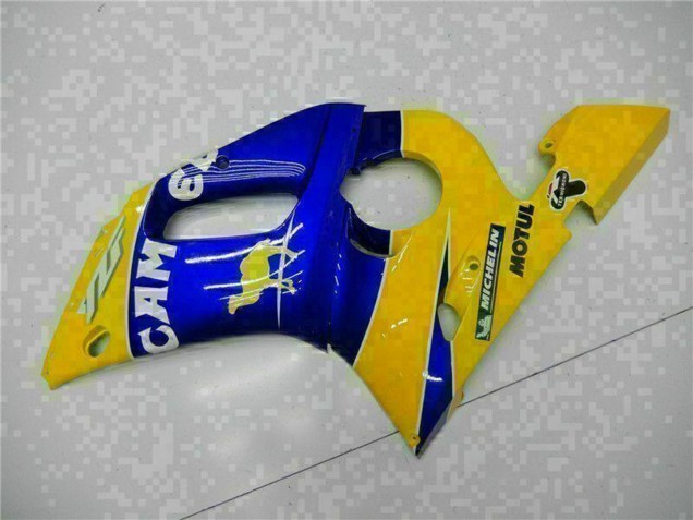 Carenados Moto Yamaha YZF R6 1998-2002 - Amarillo Azul Blanco Camello Motul Fabricantes