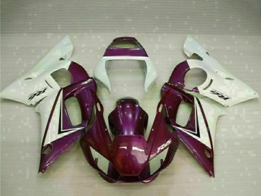 Carenados Moto Yamaha YZF R6 1998-2002 - Blanco Púrpura Fabricantes