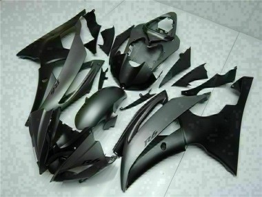 Carenados Moto Yamaha YZF R6 2008-2016 - Gris Negro Mate Fabricantes