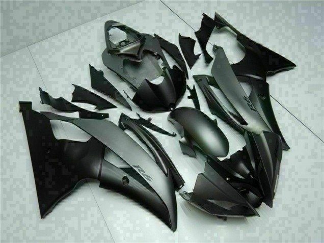Carenados Moto Yamaha YZF R6 2008-2016 - Gris Negro Mate Fabricantes