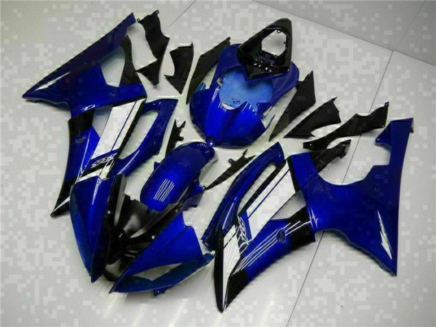 Carenados Moto Yamaha YZF R6 2008-2016 - Azul Blanco Fabricantes