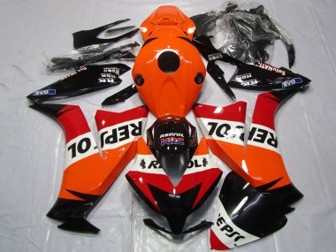 Carenados Moto Honda CBR1000RR 2012-2016 - Naranja Blanco Rojo Negro Brillante Repsol Fabricantes