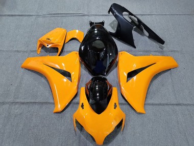 Carenados Moto Honda CBR1000RR 2008-2011 - Naranja Brillante Negro Brillante Fabricantes