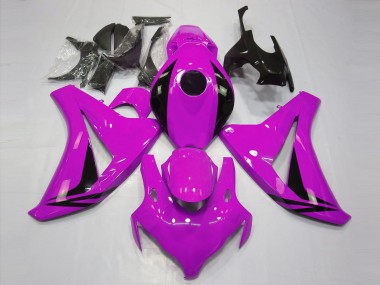 Carenados Moto Honda CBR1000RR 2008-2011 - Rosa Negro Brillante OEM Estilo Fabricantes