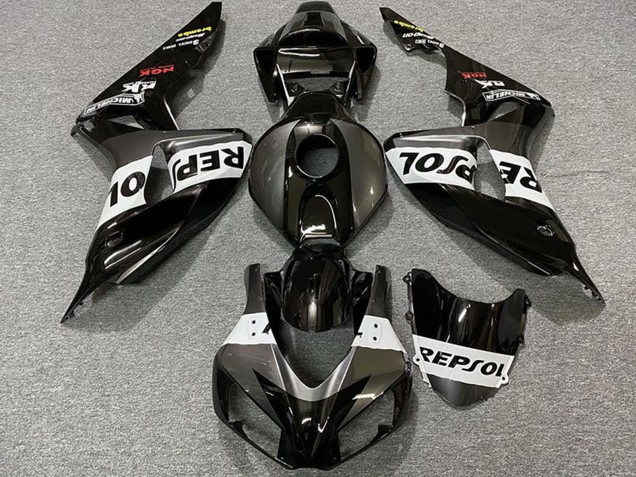 Carenados Moto Honda CBR1000RR 2006-2007 - Gris Blanco Negro Brillante Repsol Fabricantes