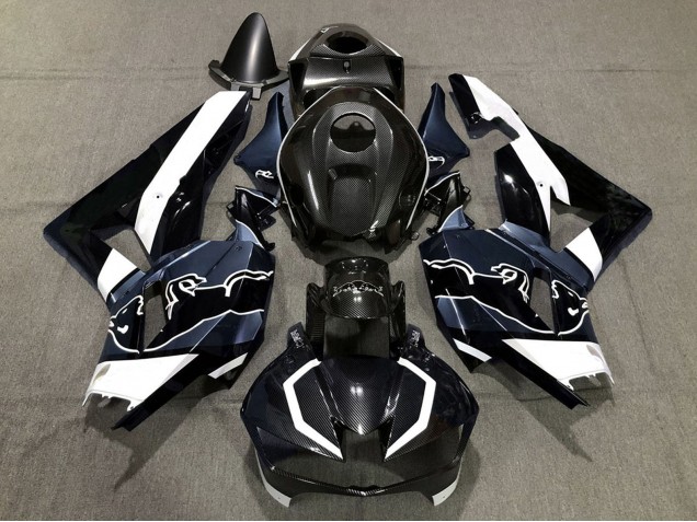 Carenados Moto Honda CBR600RR 2013-2023 - Negro FibraCarbono Blanco Azul Toro Fabricantes
