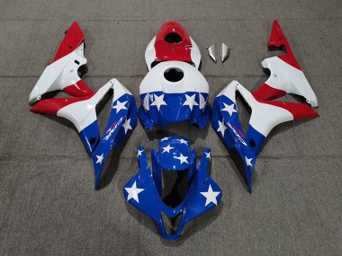 Carenados Moto Honda CBR600RR 2007-2008 - Blanco Azul Rojo American Flag Fabricantes