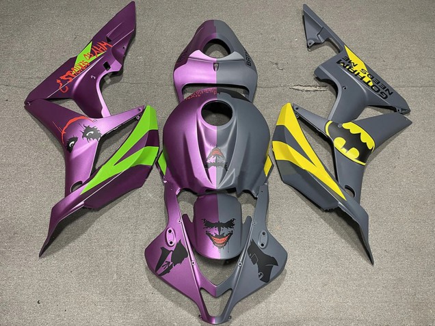 Carenados Moto Honda CBR600RR 2007-2008 - Gris Púrpura Bat Man vs Joker Mate Fabricantes