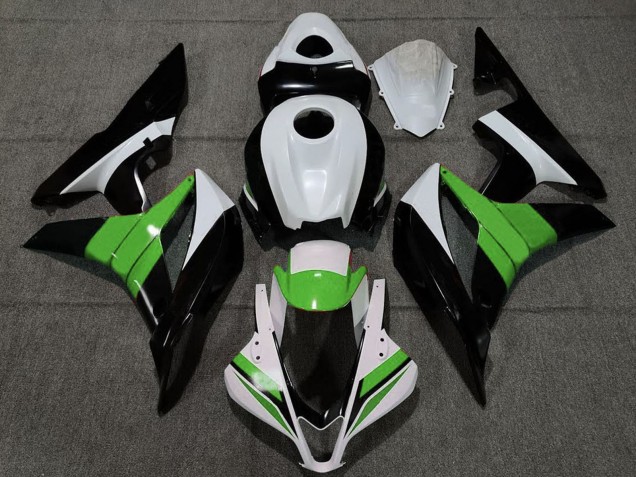 Carenados Moto Honda CBR600RR 2007-2008 - Blanco Verde Negro Brillante Fabricantes