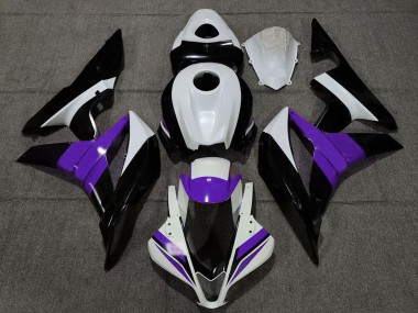 Carenados Moto Honda CBR600RR 2007-2008 - Blanco Púrpura Negro Brillante Fabricantes