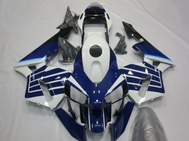Carenados Moto Honda CBR600RR 2003-2004 - Blanco Azul Fabricantes