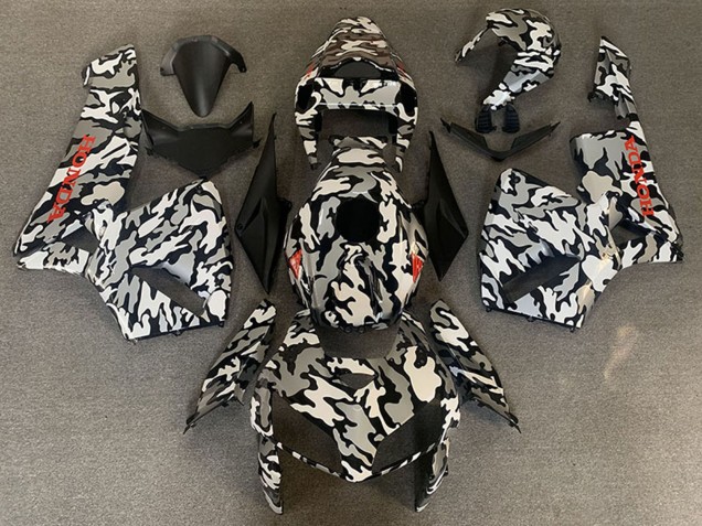Carenados Moto Honda CBR600RR 2005-2006 - Camouflage Rojo Calcomanías Fabricantes