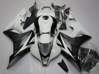 Kits Carenado Moto Honda CBR600RR 2007-2008 - Blanco Negro Mate Fabricantes