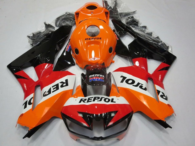 Carenados Moto Honda CBR600RR 2013-2023 - Naranja Blanco Rojo Negro Brillante Repsol Fabricantes
