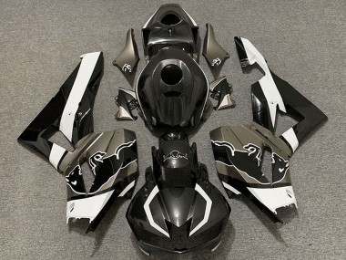 Carenados Moto Honda CBR600RR 2013-2023 - Negro FibraCarbono Blanco Toro Fabricantes