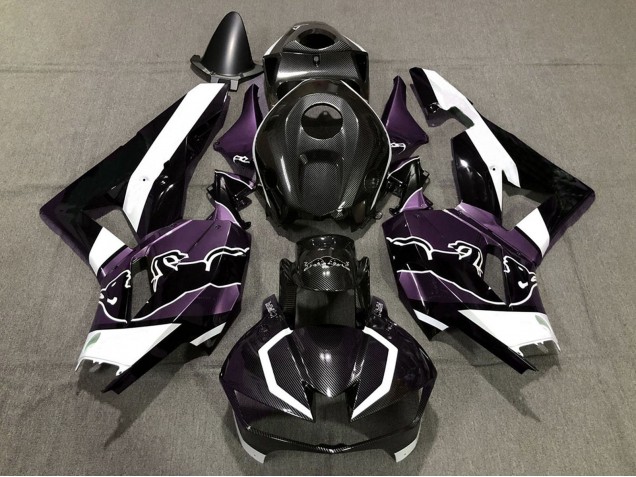 Carenados Moto Honda CBR600RR 2013-2023 - Negro FibraCarbono Blanco Púrpura Toro Fabricantes