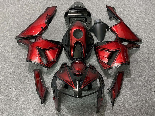 Carenados Moto Honda CBR600RR 2005-2006 - Rojo Profundo Caramelo Fabricantes