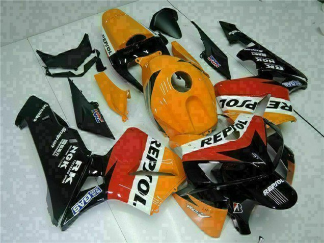 Carenados Moto Honda CBR600RR 2005-2006 - Naranja Blanco Rojo Negro Repsol Fabricantes