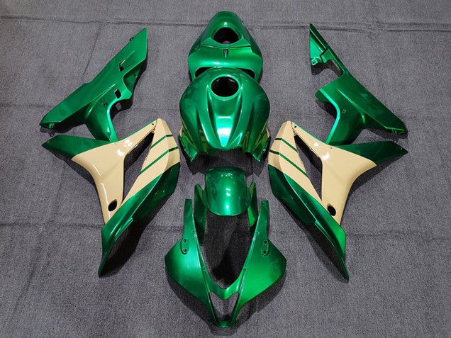 Carenados Moto Honda CBR600RR 2007-2008 - Verde Esmeralda Tan Fabricantes